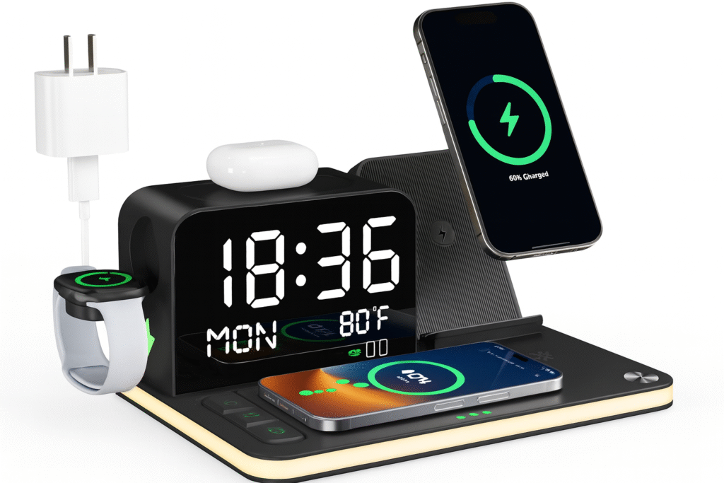 A black men’s puffer jacket featuring a stand collar, front zipper, and quilted design, shown from the chest to mid-thigh without showing the model’s face