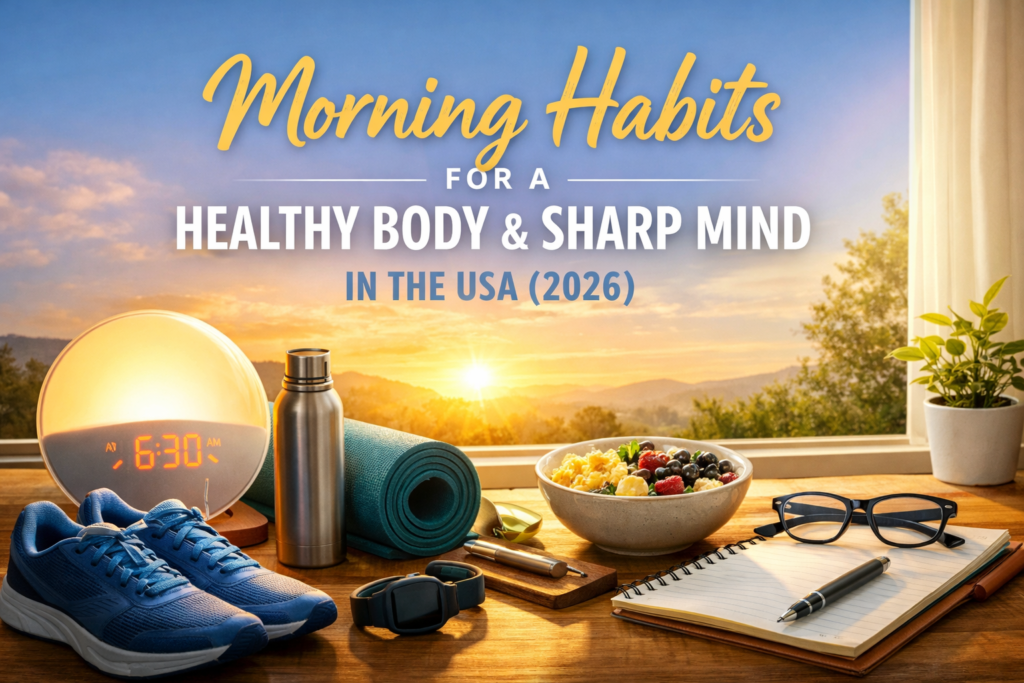 Morning habits for a healthy body and sharp mind in the USA 2026