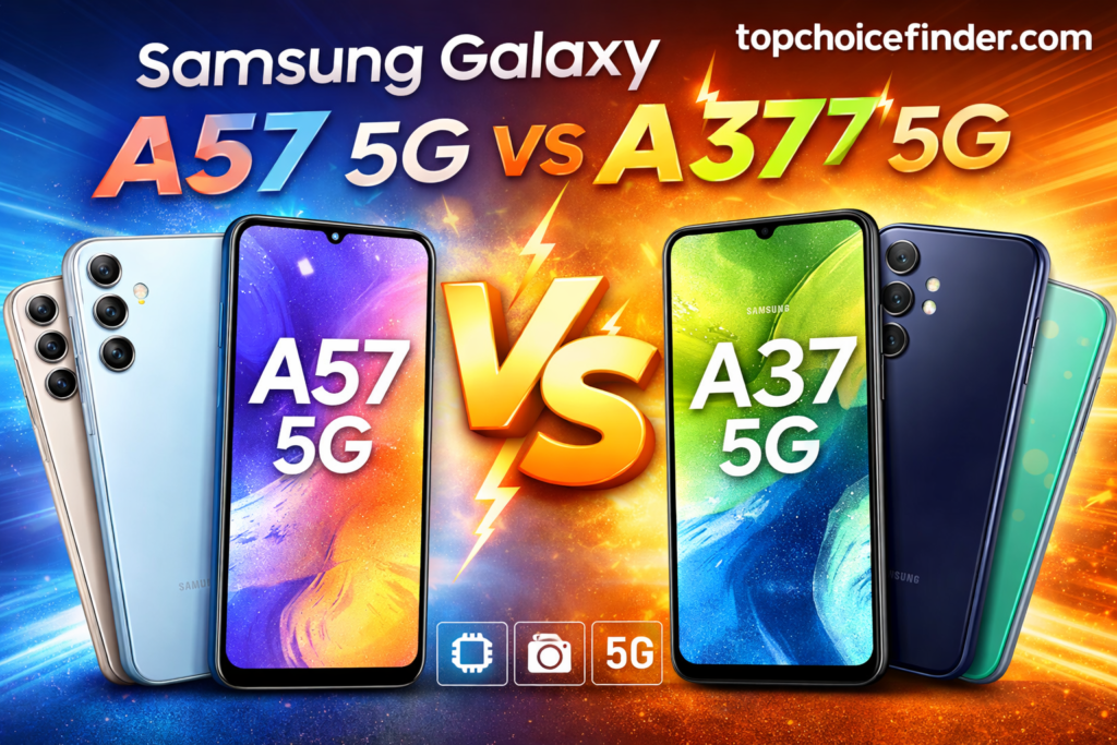 Samsung Galaxy A57 5G vs Galaxy A37 5G comparison