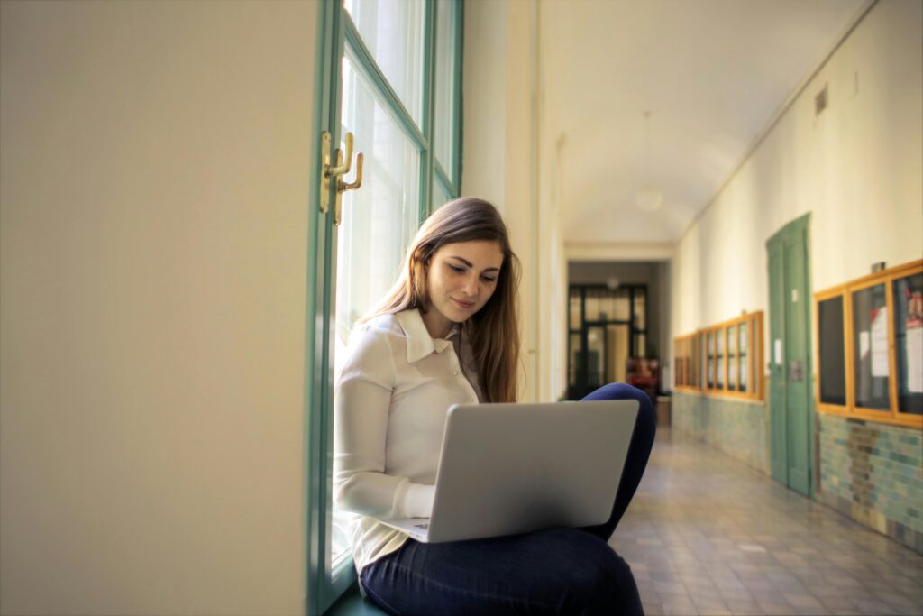 student using best laptop in 2026